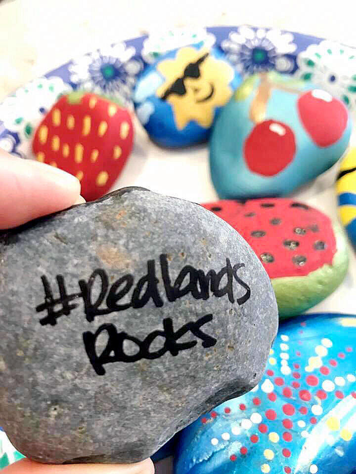 Look for rocks in Redlands